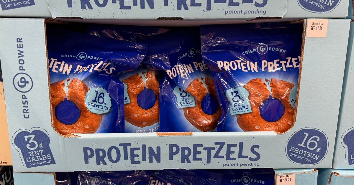 crisp power protein pretzels