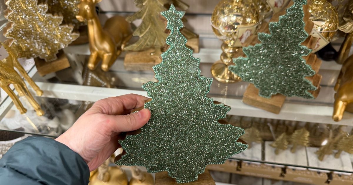 beaded christmas tree