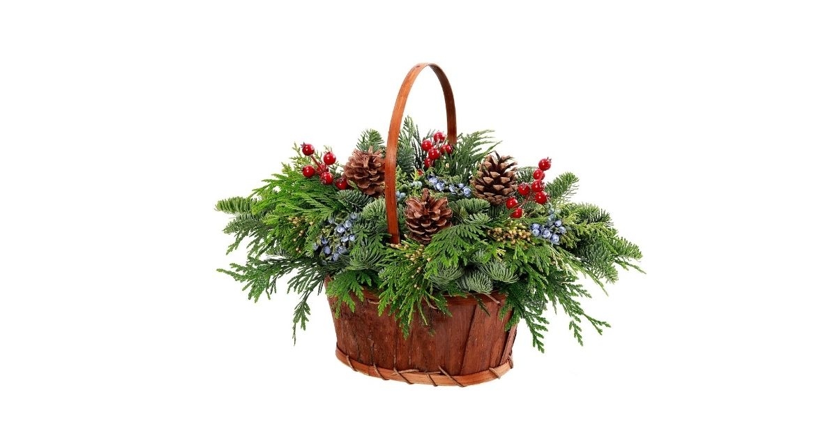 costco bark basket centerpiece