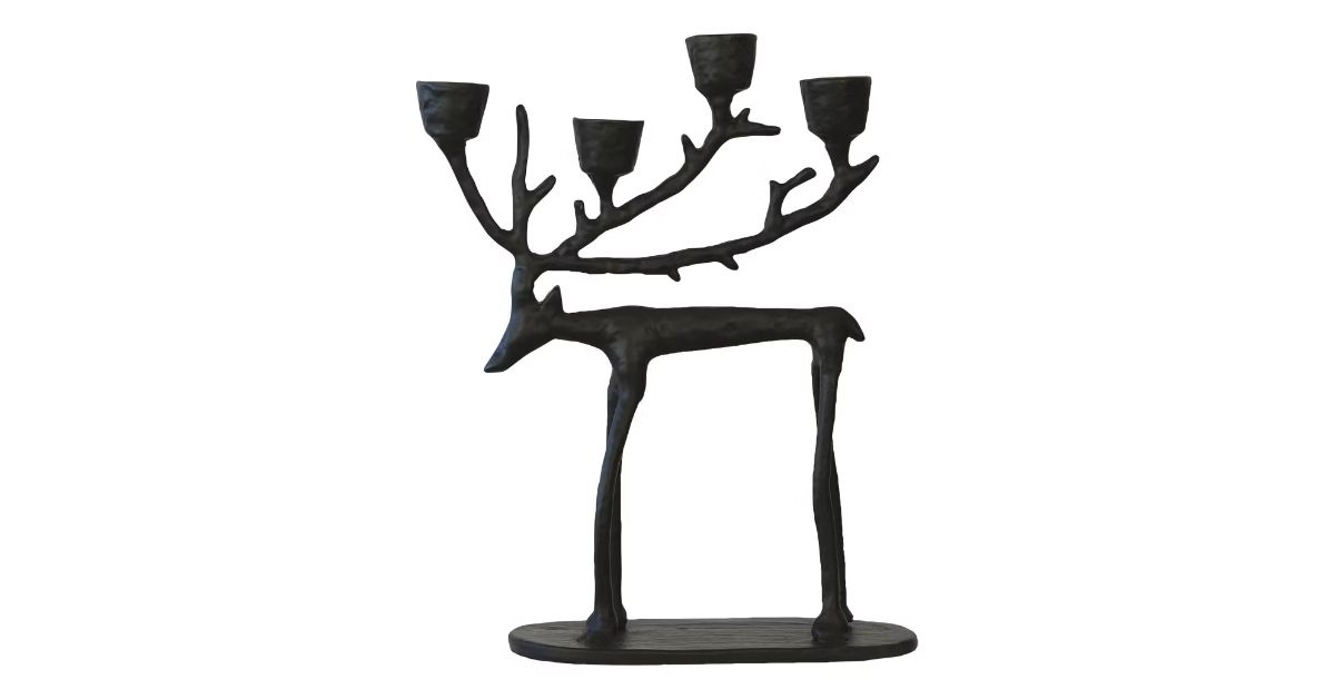 reindeer candleholder