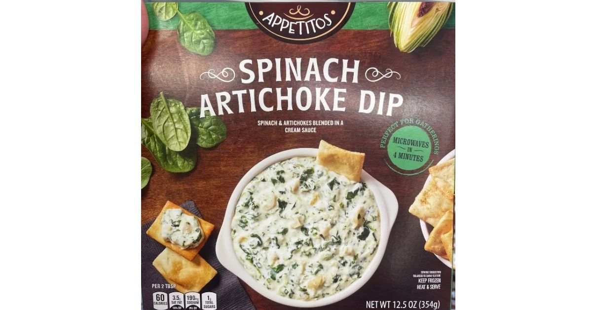 Aldi Appetitos Spinach Artichoke Dip