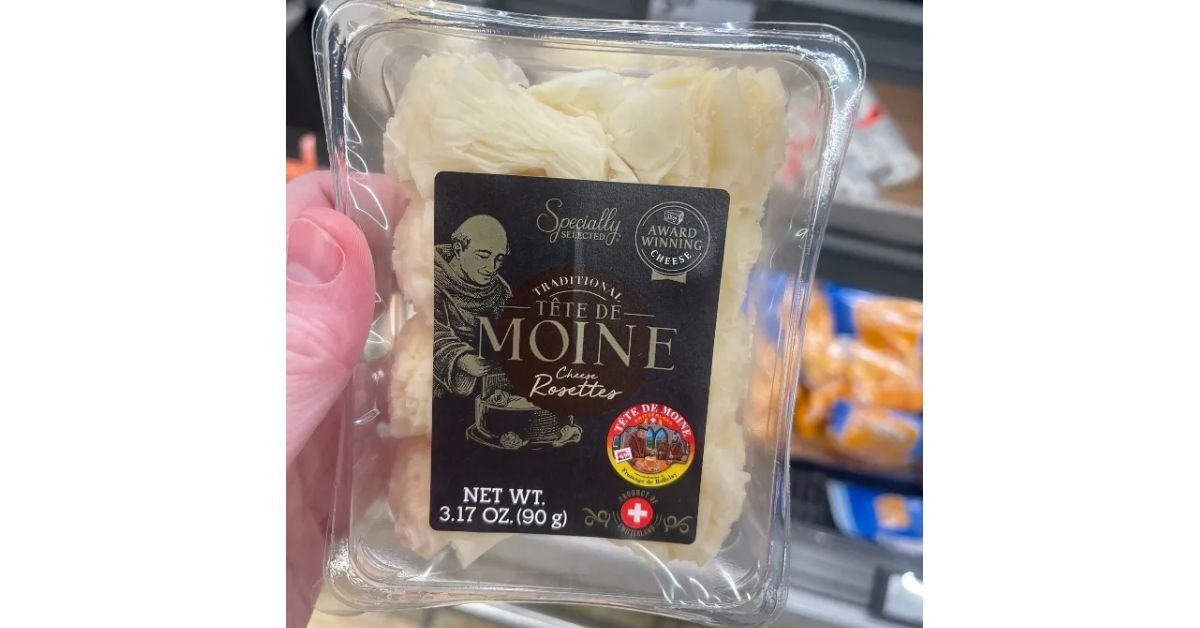 Aldi Specially Selected Tete De Moine Rosettes Cheese