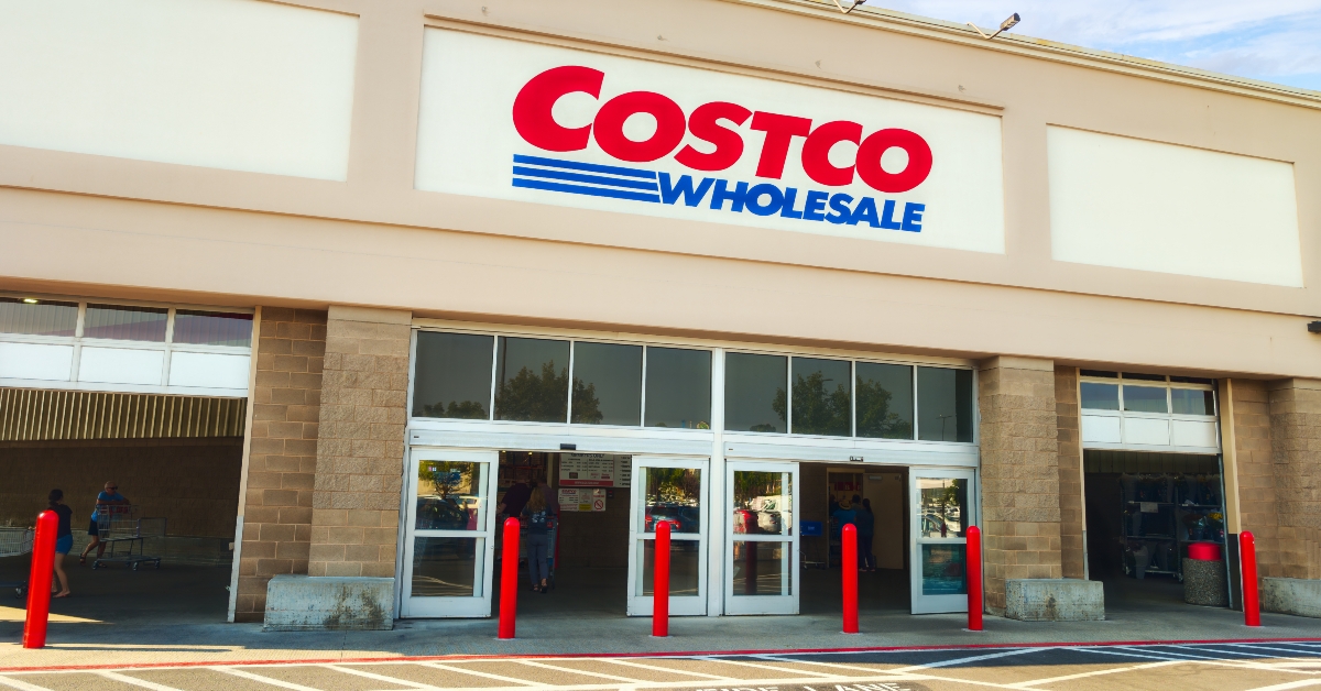 main entrance to a COSTCO Wholesale store
