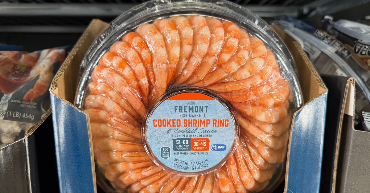 cooked shrimp ring