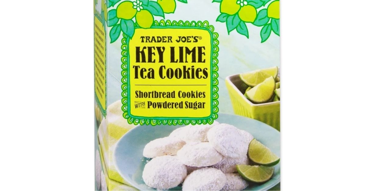 key lime tea cookies