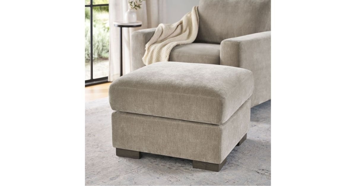 harrison fabric ottoman