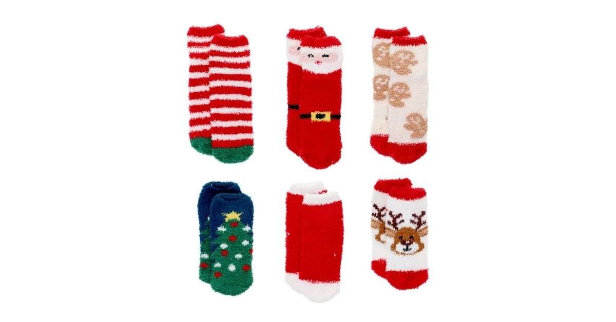 christmas house non skid socks