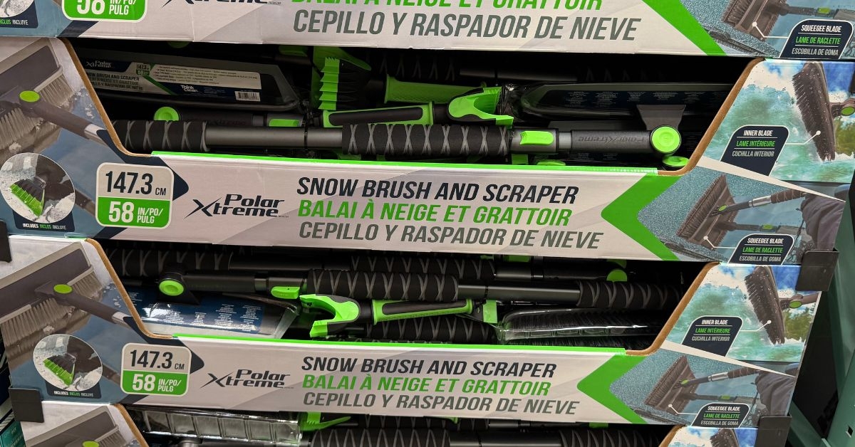 snow brush and scraper