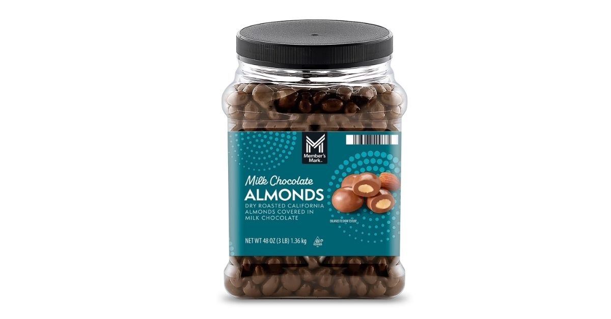 milk chocolate almonds