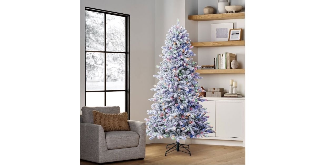 flocked aspen christmas tree