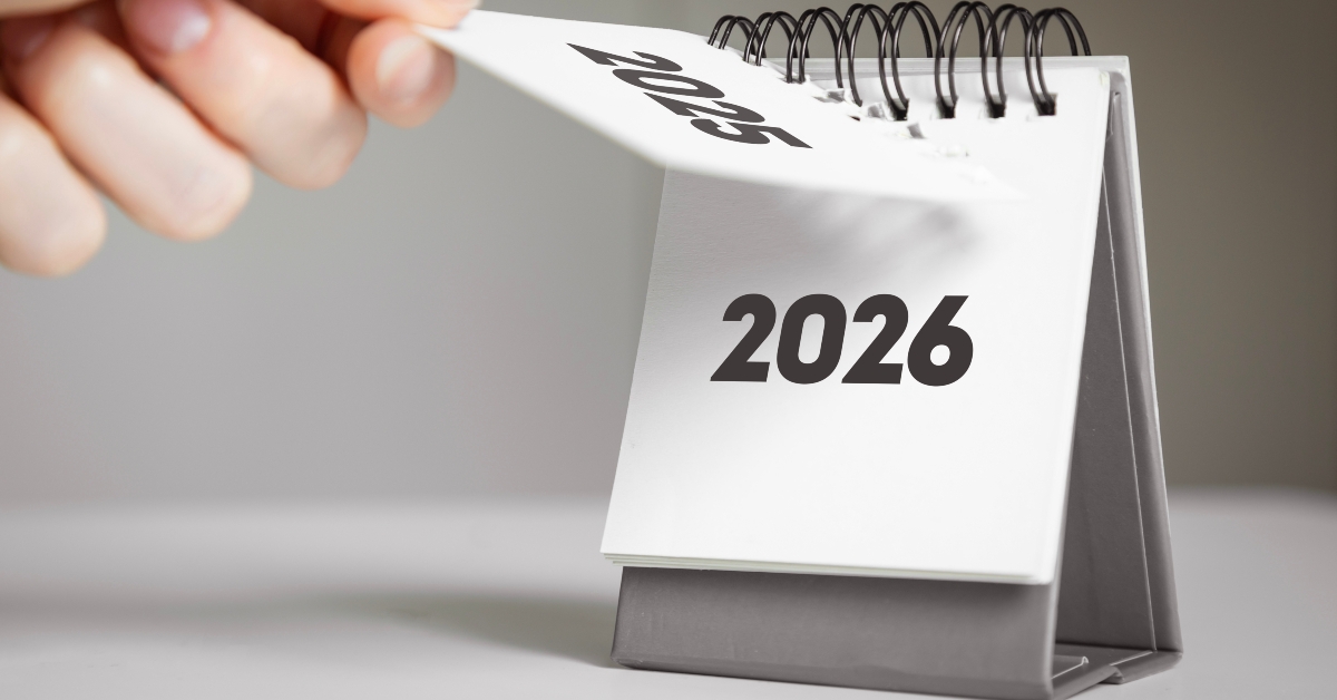 New Year calendar concept