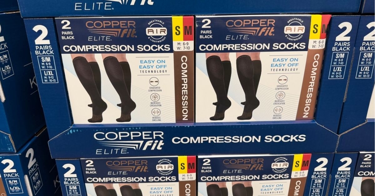 copper fit compression socks