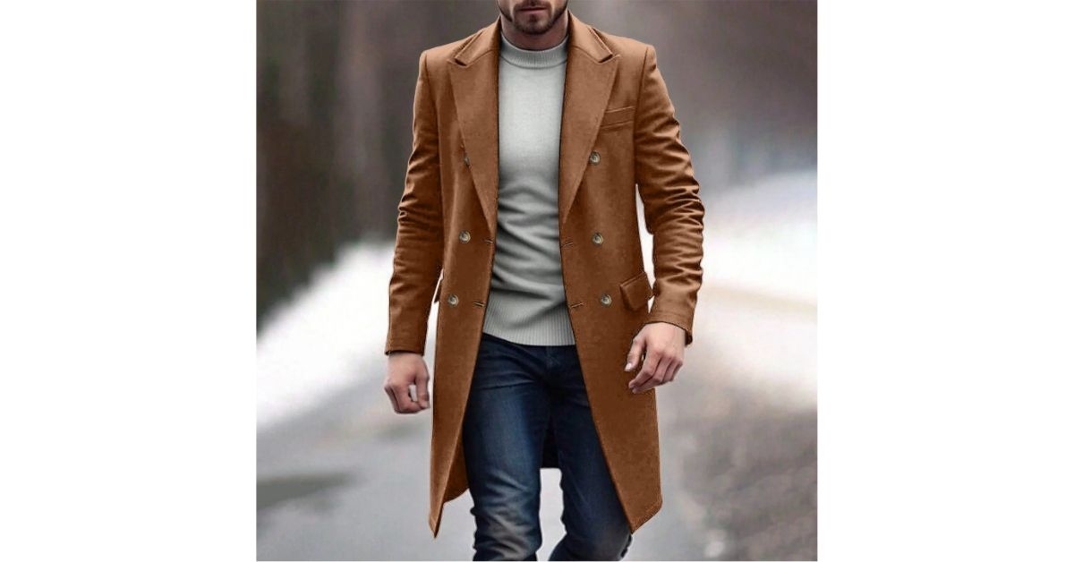 mens vintage trench coat