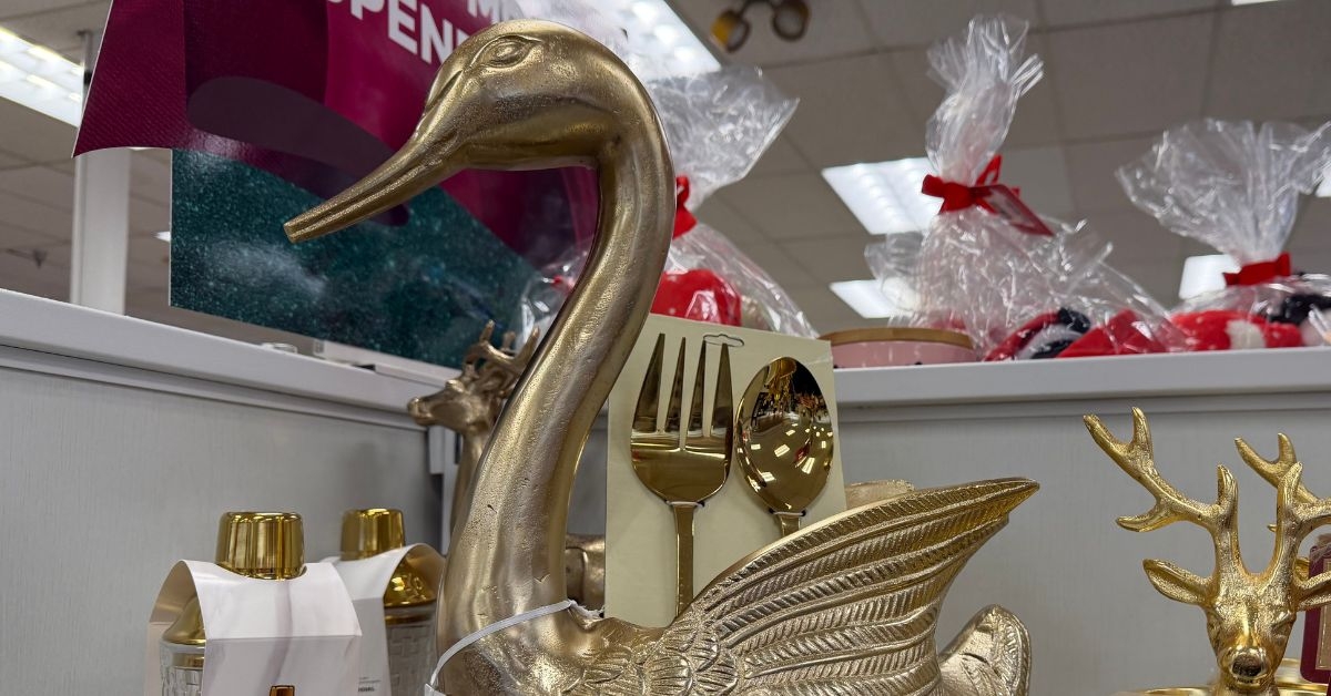 gold swan servingwear set