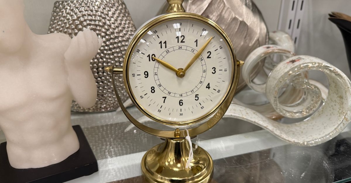 homegoods table clock