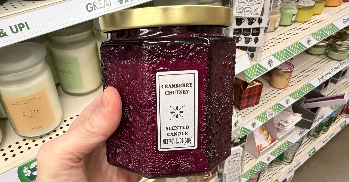 cranberry chutney scented candle