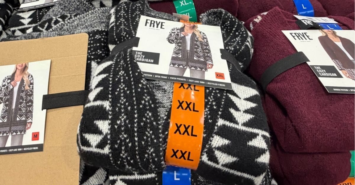 womens patterned cardigan