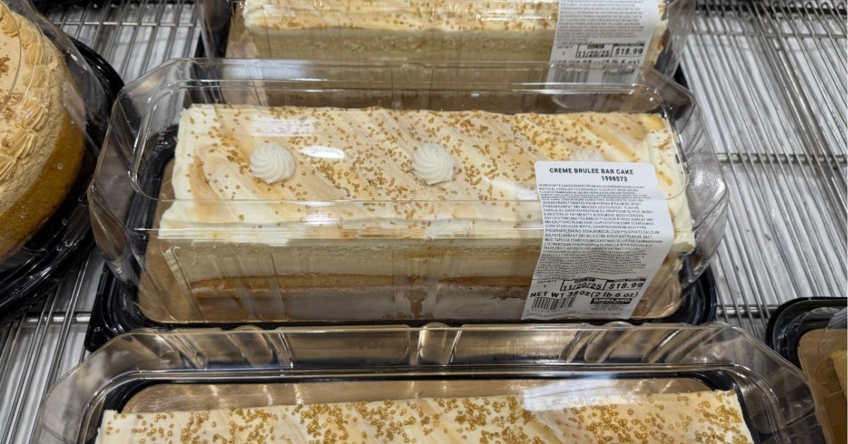 creme brulee bar cake