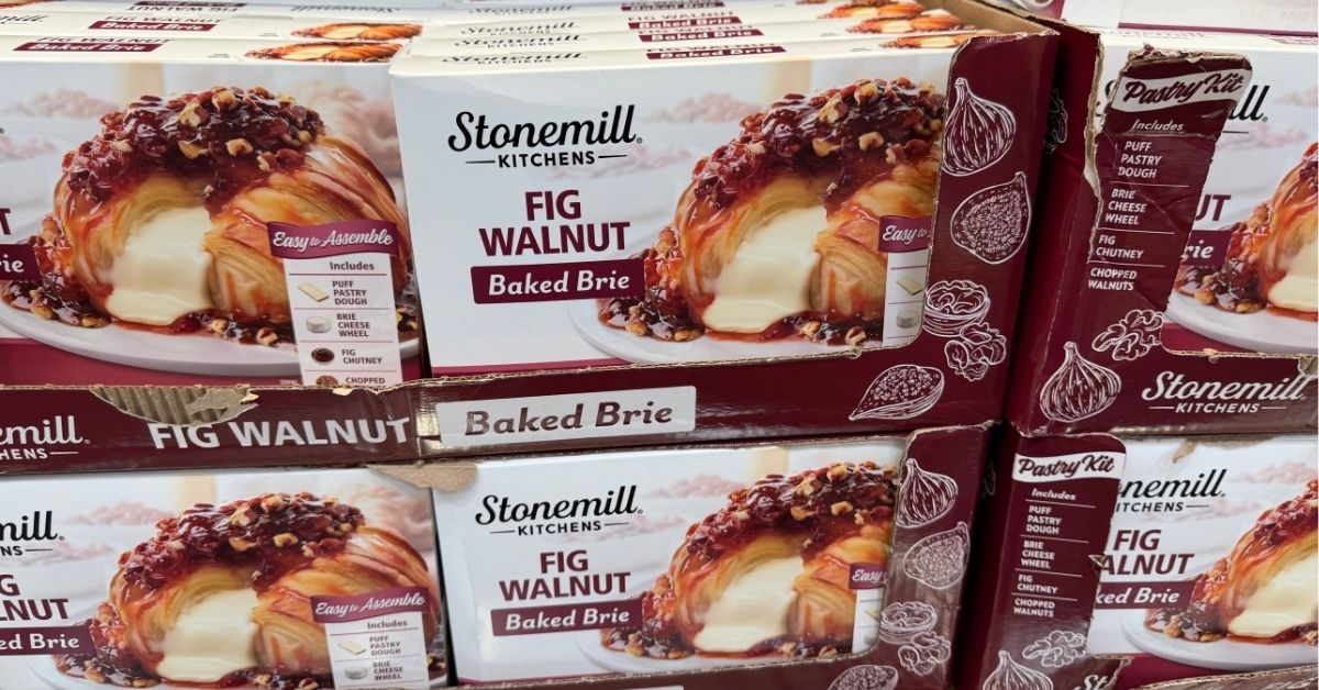 fig walnut baked brie