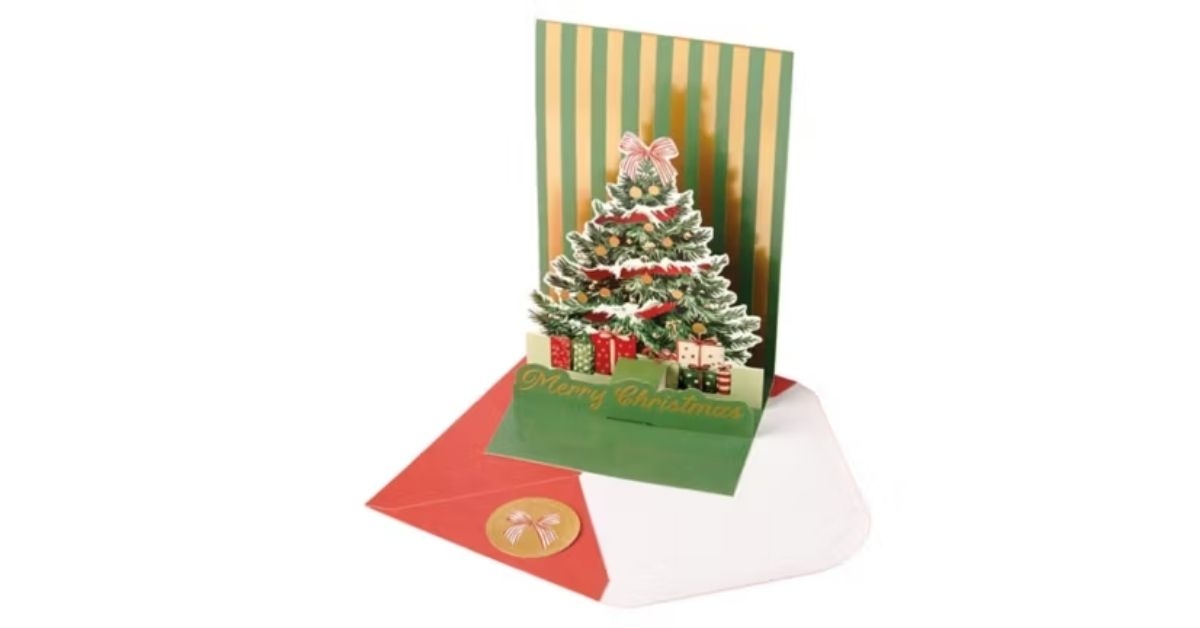 merry moments pop up christmas card