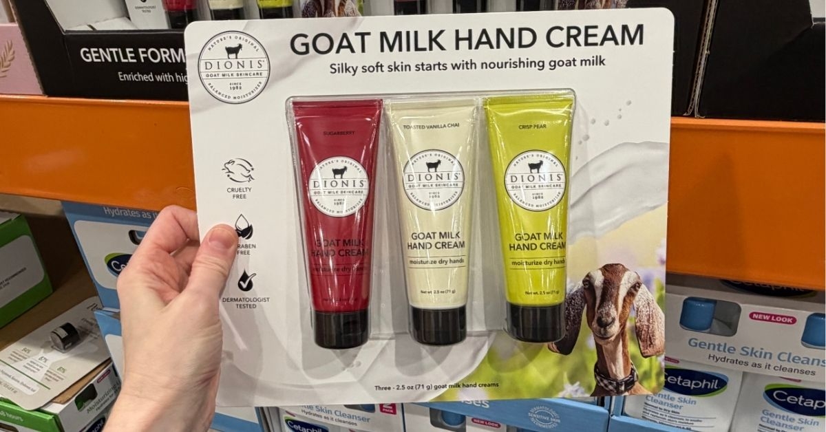 goat milk hand cream