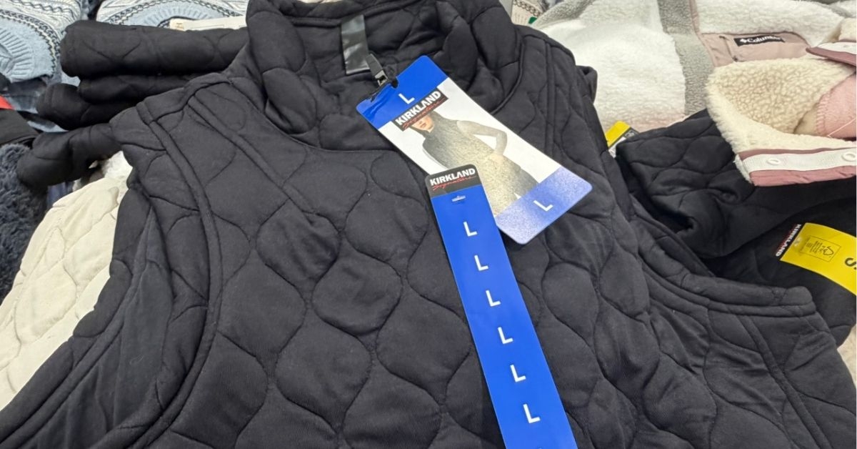 womens quilted active vest