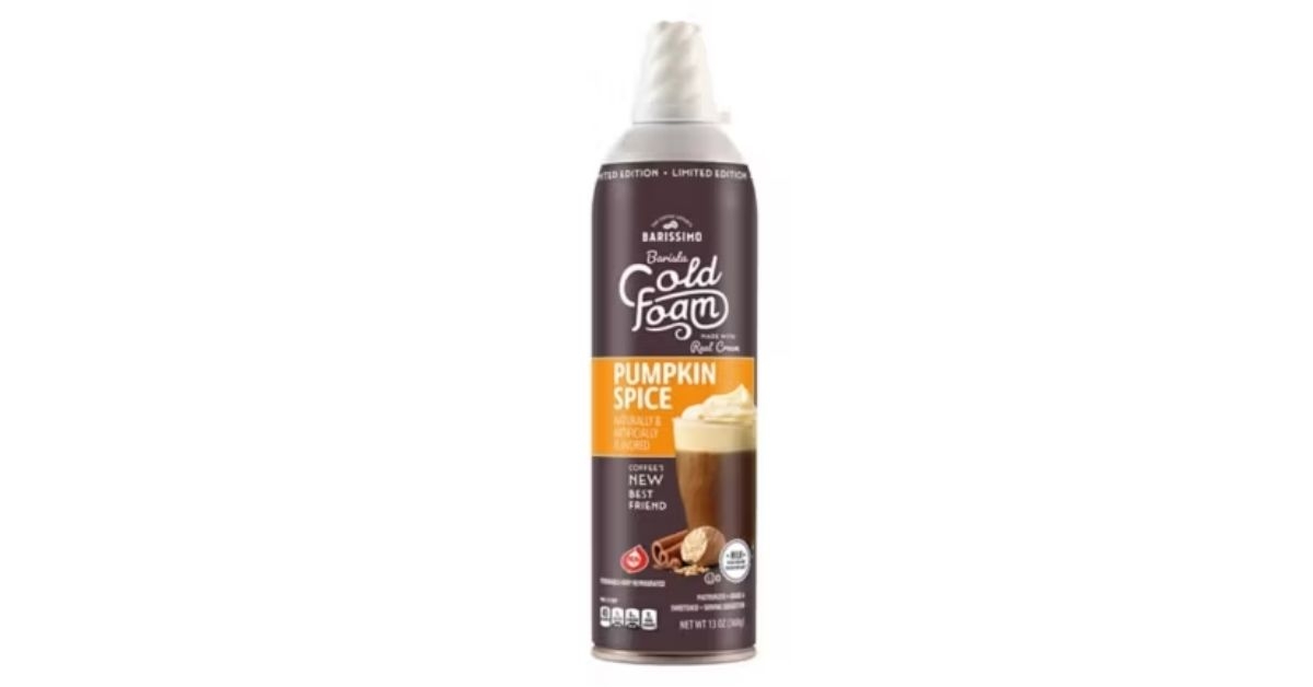 pumpkin spice barista cold foam