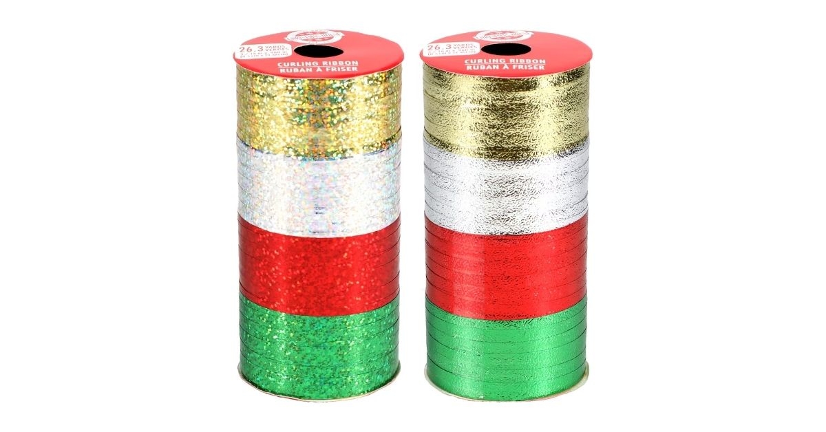 assorted shiny curling ribbon