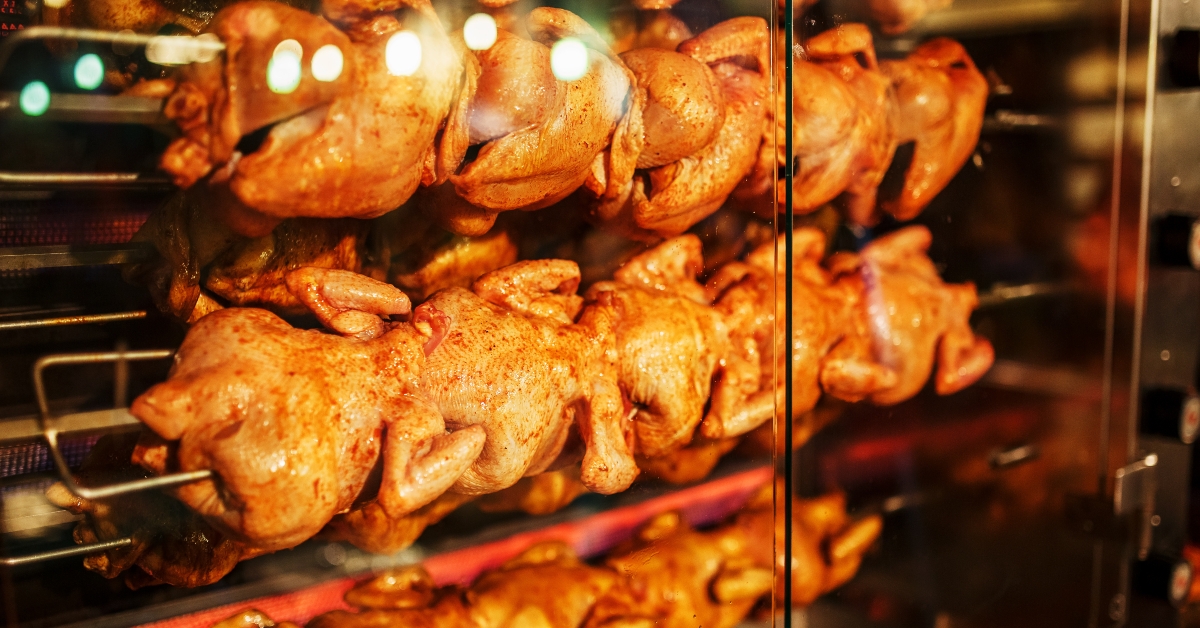 stack of grilled chicken