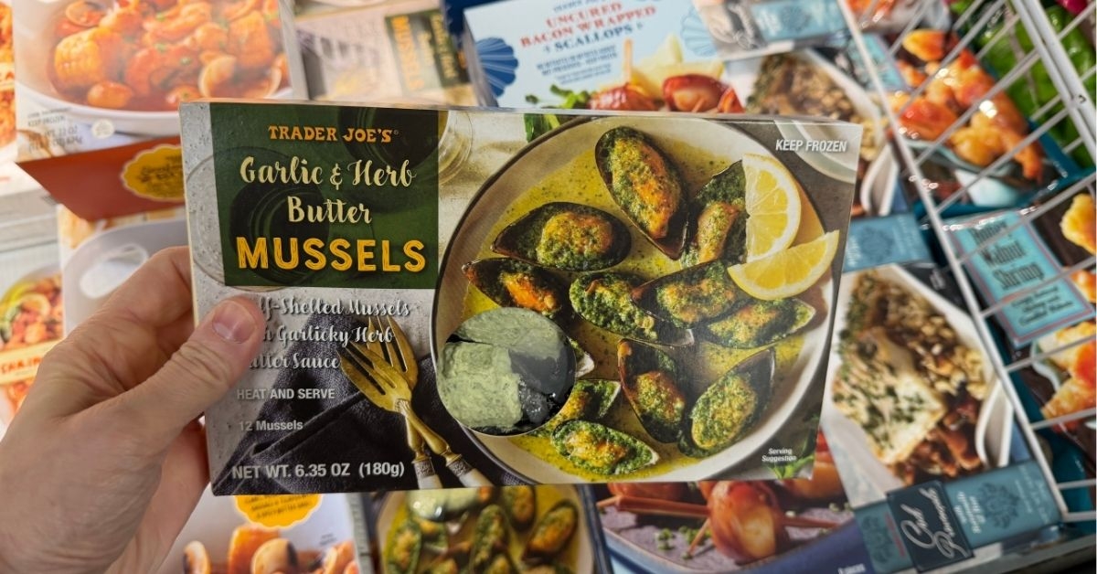 garlic and herb butter mussels