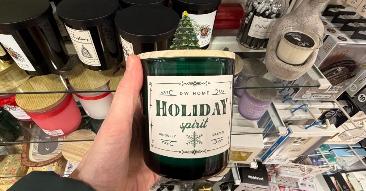 holiday spirit candle