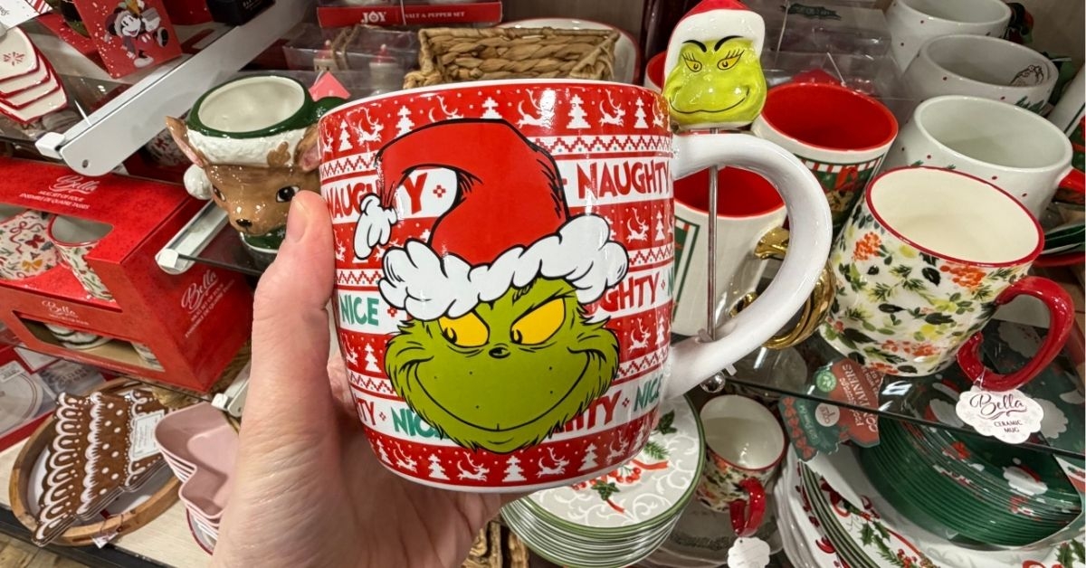 grinch coffee mug