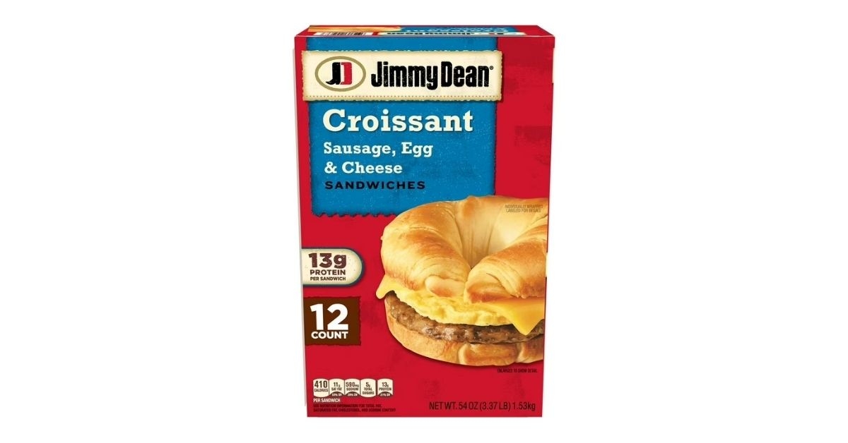 sausage and egg and cheese croissants