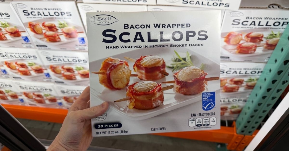 bacon wrapped scallops