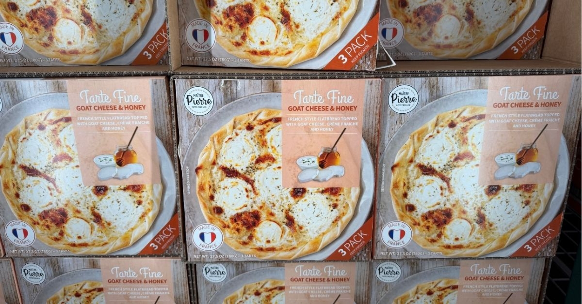 goat cheese and honey tarte