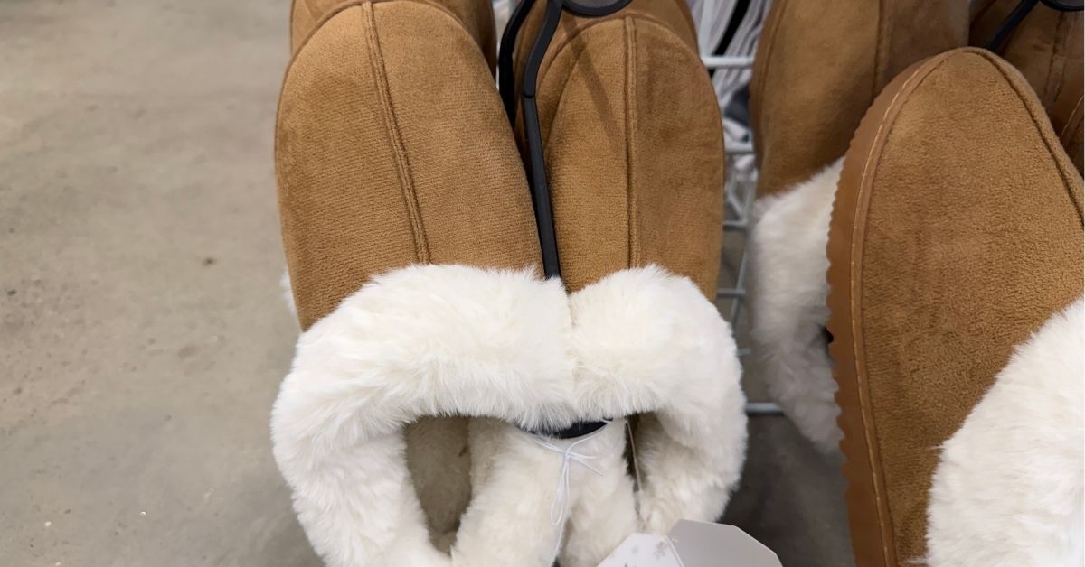 ladies classic scuff slippers