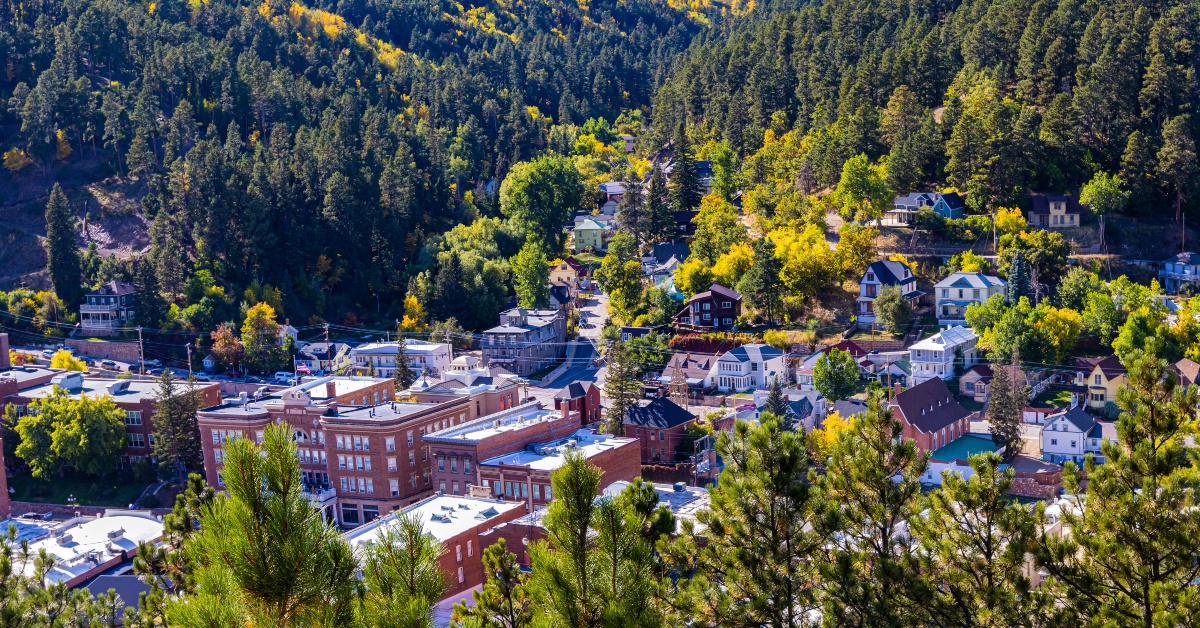Elevated View of Downtown From Mt. Moriah, Deadwood