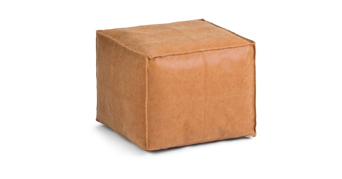 square pouf
