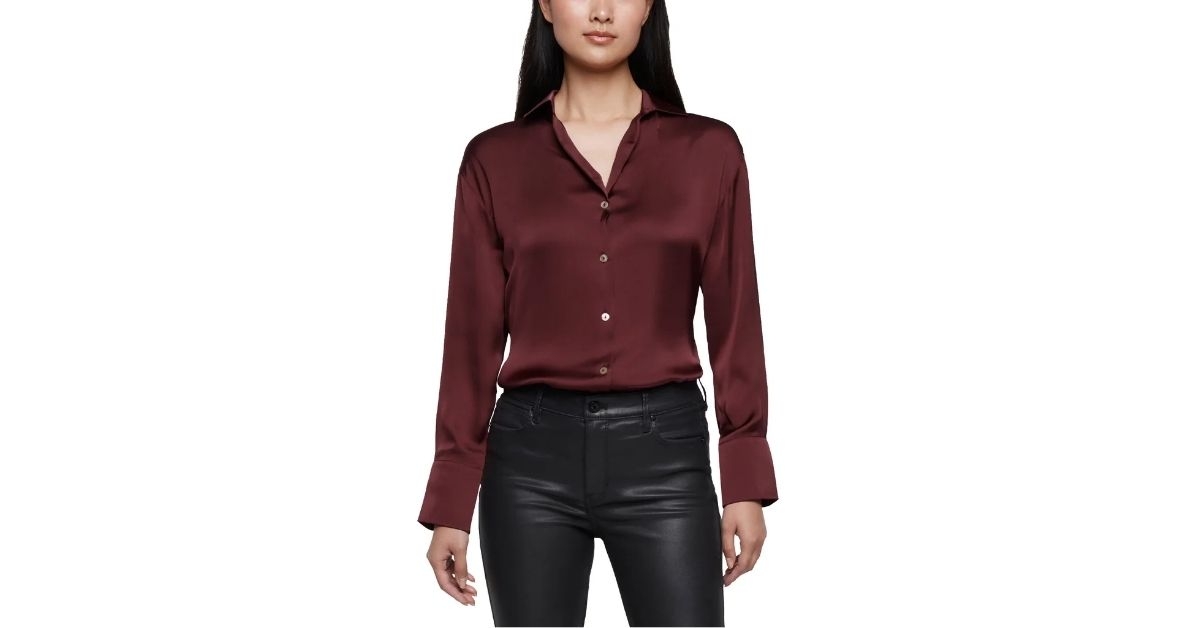 express satin shirt