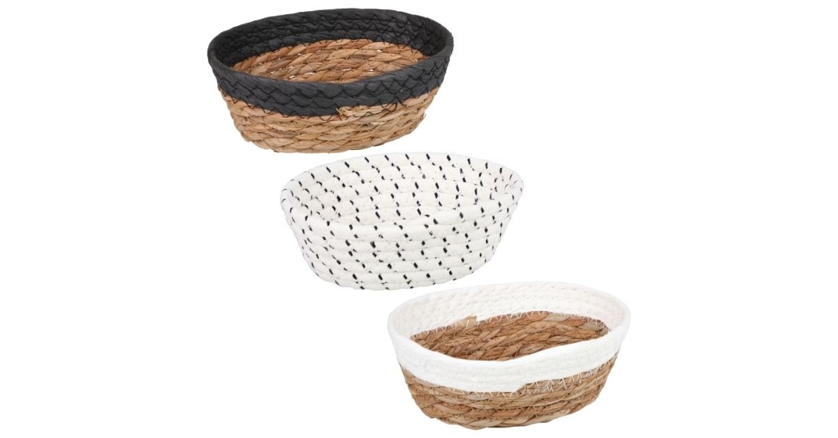 dollar tree woven basket