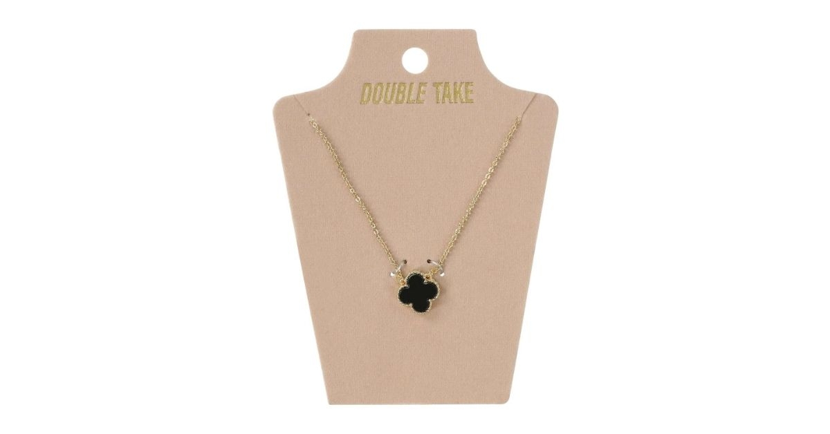 clover charm necklace