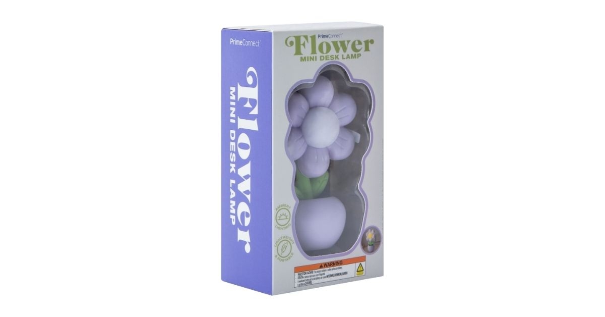 flower mini desk lamp