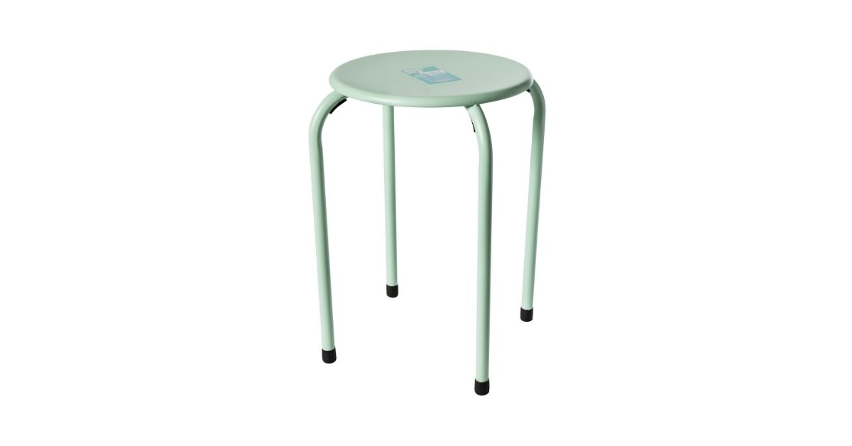 solid color metal stool