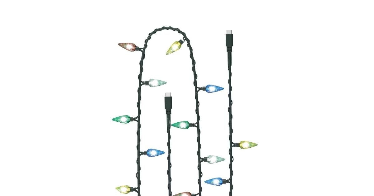 christmas lights cable