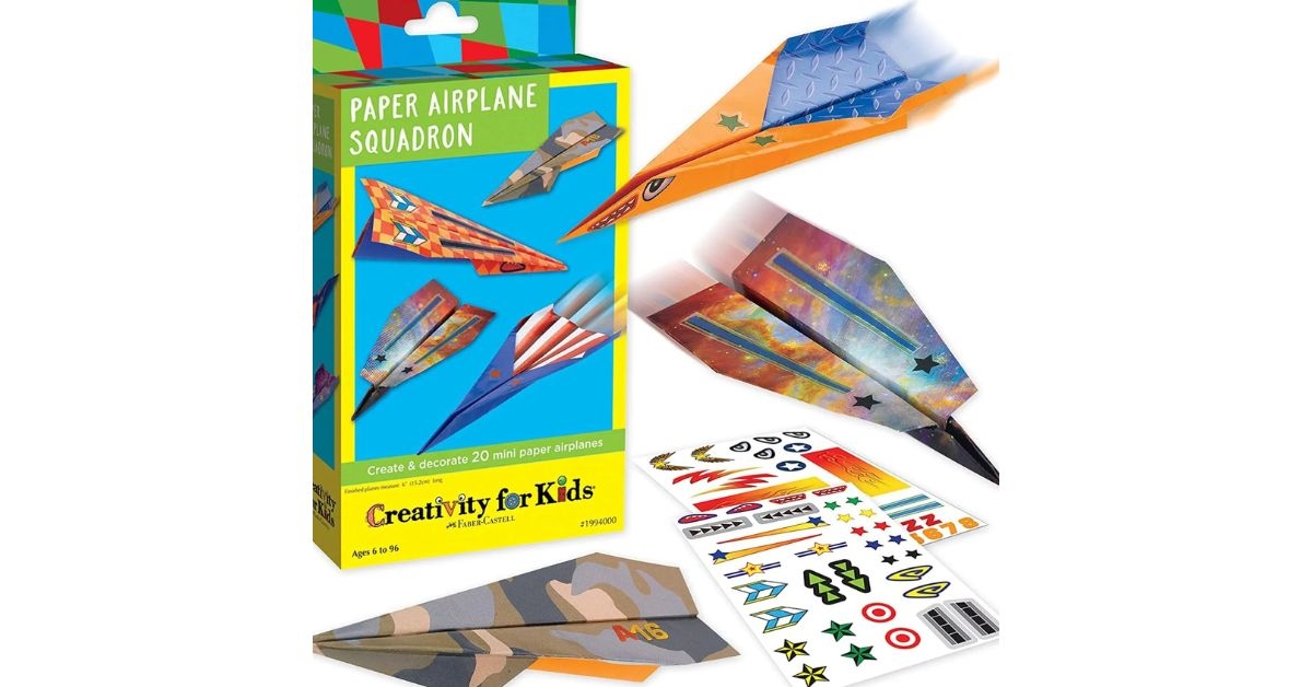 Creativity for Kids Paper Airplane Squadron