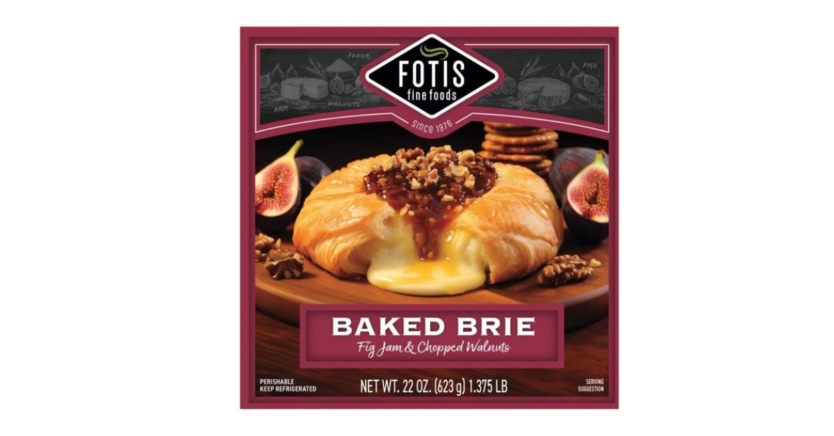 baked brie with fig jam chopped walnuts