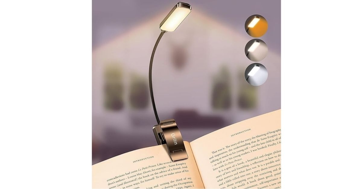led rechargeable book light