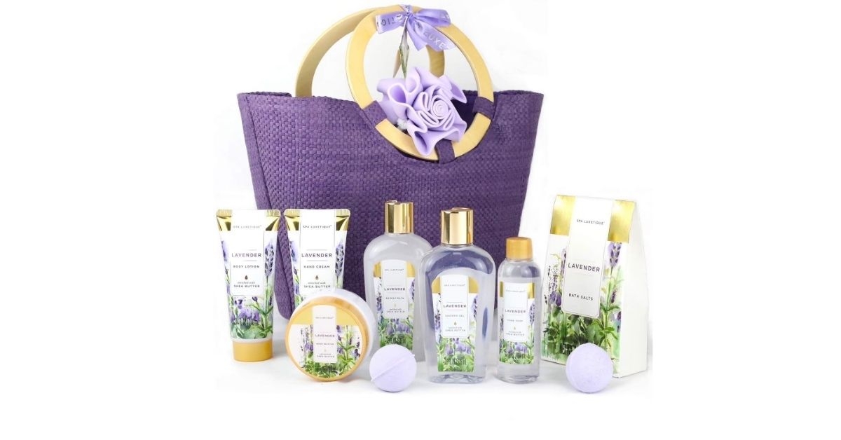 christmas bath gift set