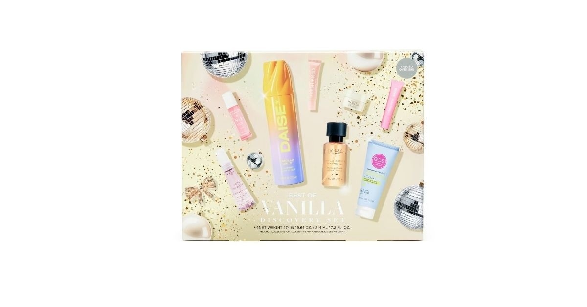 vanilla fragrance gift set
