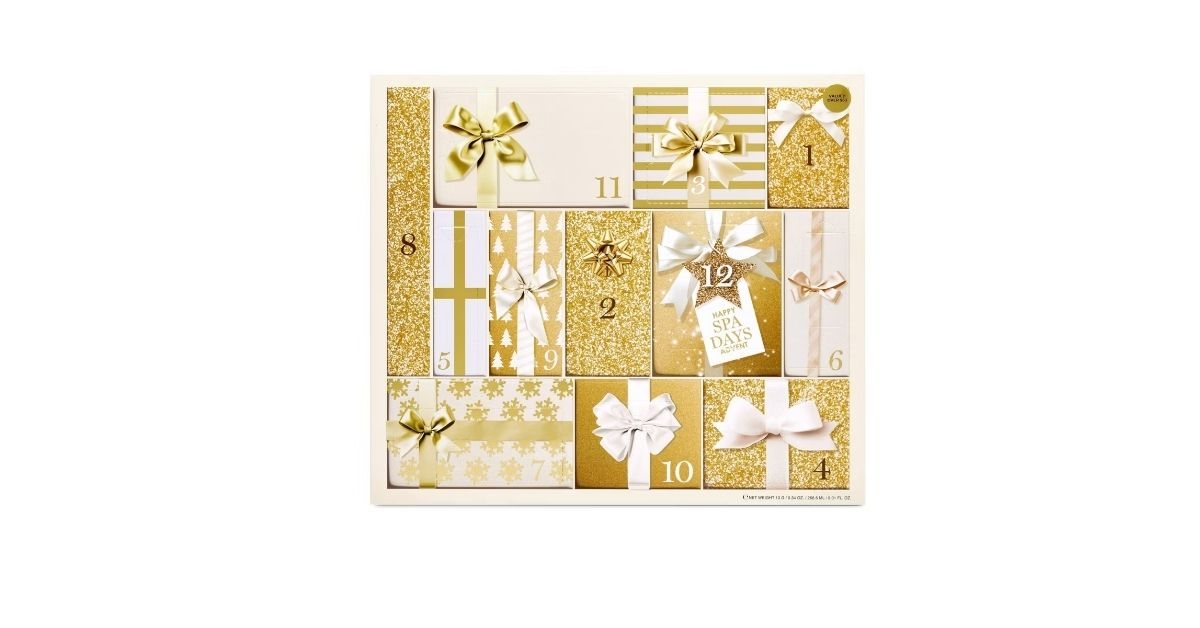 spa advent calendar gift set